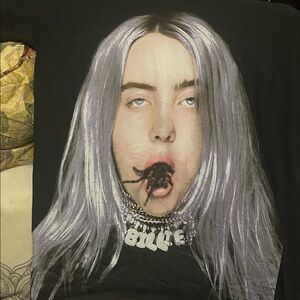 Black Billie Eilish Small Shirt
